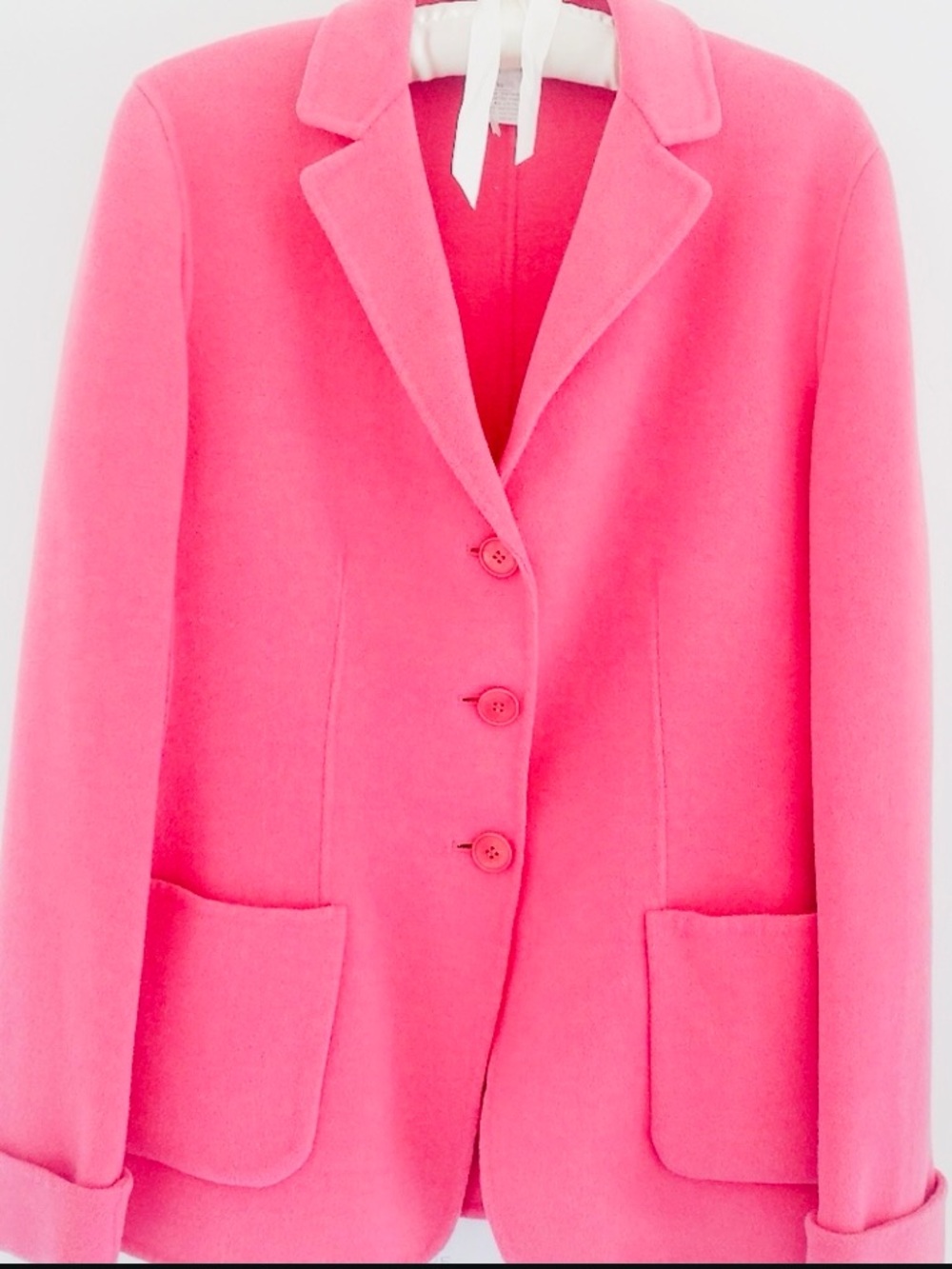Pink angora /wool jacket, 6